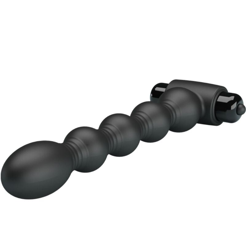 Lynn Silicone Anal Plug 10 Vibrations Black | Niks.fi verkkokauppa