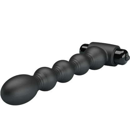 Lynn Silicone Anal Plug 10 Vibrations Black | Niks.fi verkkokauppa