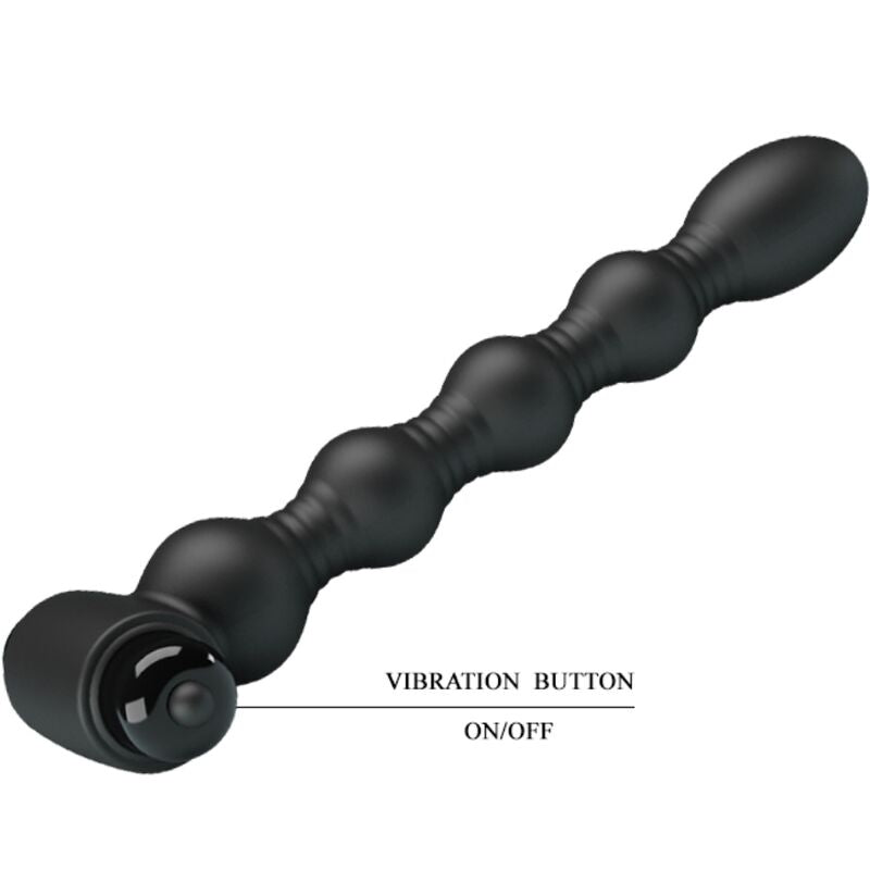 Lynn Silicone Anal Plug 10 Vibrations Black | Niks.fi verkkokauppa
