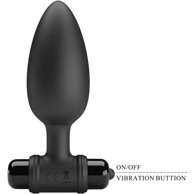 Vibra Butt Plug 2 Anal Plug 10 Vibrations Black | Niks.fi verkkokauppa