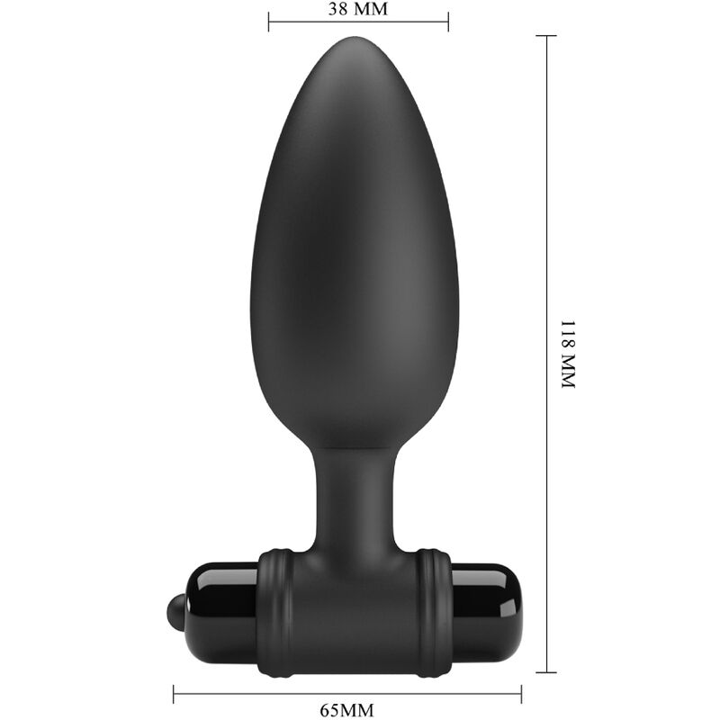 Vibra Butt Plug 2 Anal Plug 10 Vibrations Black | Niks.fi verkkokauppa