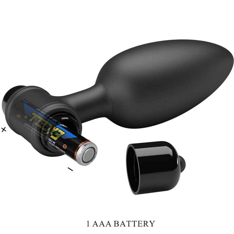 Vibra Butt Plug 2 Anal Plug 10 Vibrations Black | Niks.fi verkkokauppa
