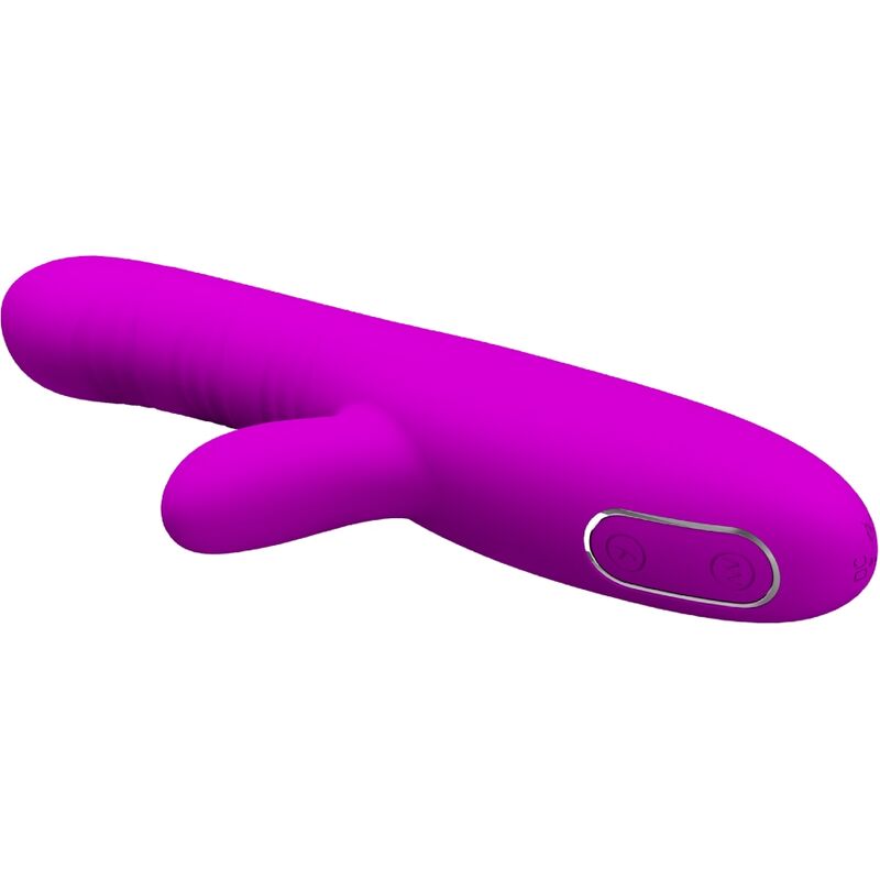 Angelique Multifunction Vibrator + Clitoris Stimulator Purple | Niks.fi verkkokauppa