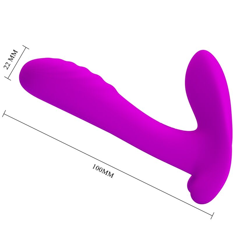 Massager & Vibrator 12 Vibrations Remote Control Purple | Niks.fi verkkokauppa