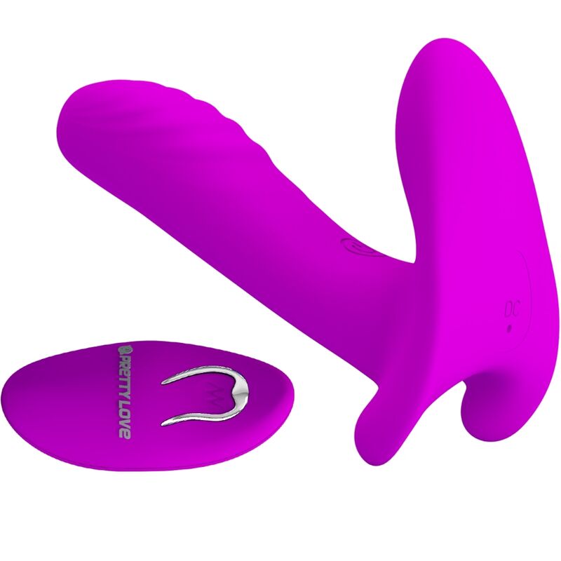 Massager & Vibrator 12 Vibrations Remote Control Purple | Niks.fi verkkokauppa