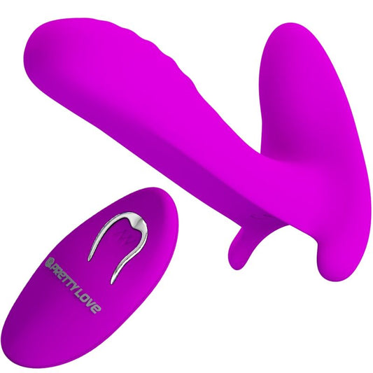 Massager & Vibrator 12 Vibrations Remote Control Purple | Niks.fi verkkokauppa