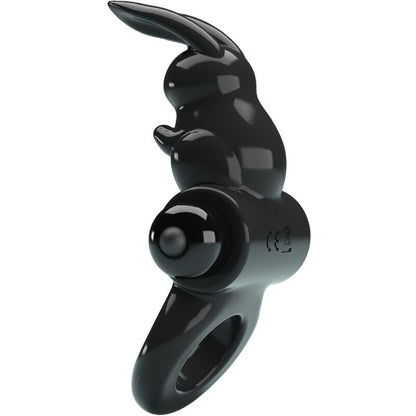Exciting Ring Rabbit Vibrator Ring 10 Vibrations Black | Niks.fi verkkokauppa