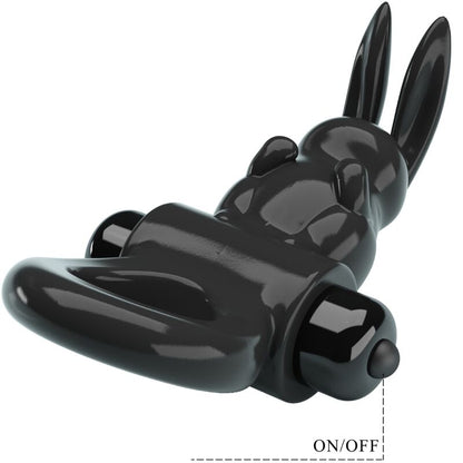 Exciting Ring Rabbit Vibrator Ring 10 Vibrations Black | Niks.fi verkkokauppa