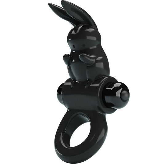 Exciting Ring Rabbit Vibrator Ring 10 Vibrations Black | Niks.fi verkkokauppa