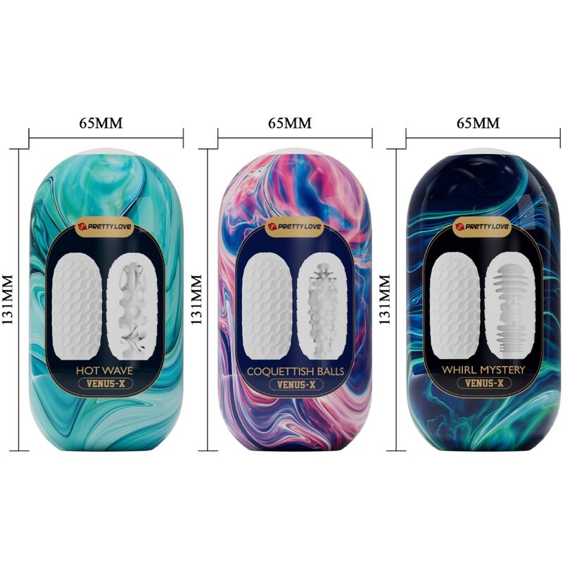 Venus X 15 Silicone Male Masturbators White | Niks.fi verkkokauppa