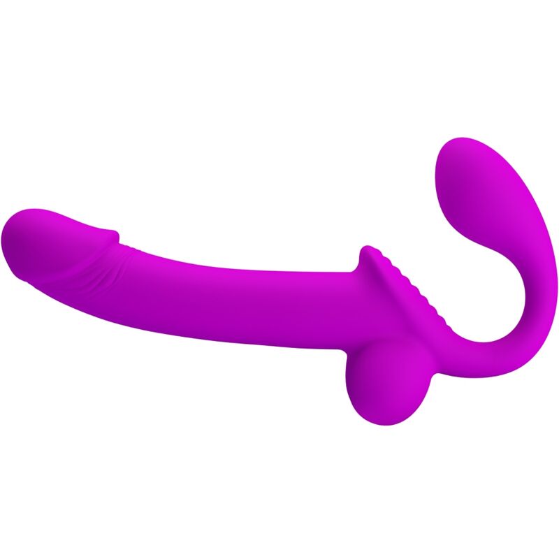 Kelpie Double Strap-On Stimulator Purple | Niks.fi verkkokauppa