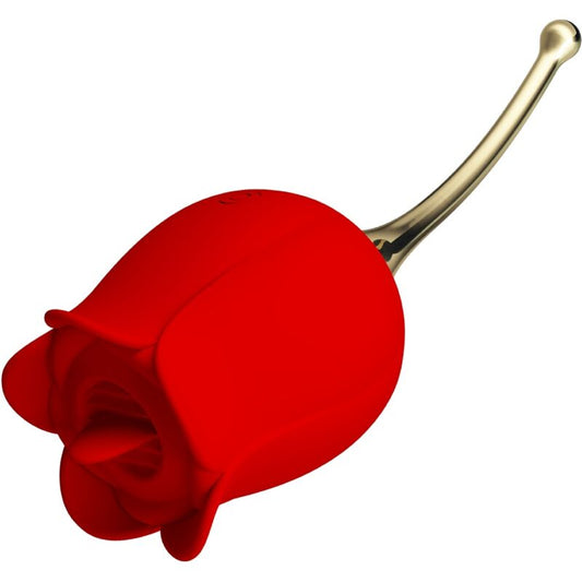 Rose Lover Rose Clitoris Stimulator 12 Vibrations Red | Niks.fi verkkokauppa
