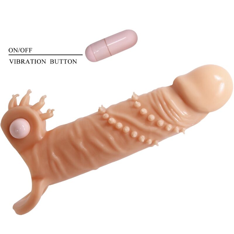 Connor Penis Sleeve + Clitoris Stimulator Flesh | Niks.fi verkkokauppa