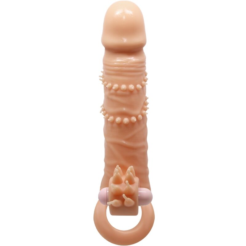 Connor Penis Sleeve + Clitoris Stimulator Flesh | Niks.fi verkkokauppa
