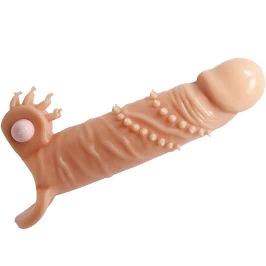Connor Penis Sleeve + Clitoris Stimulator Flesh | Niks.fi verkkokauppa
