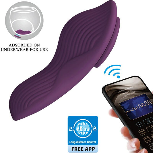 Mane Lay On Clitoris Massager 10 Vibrations Remote Control Purple | Niks.fi verkkokauppa