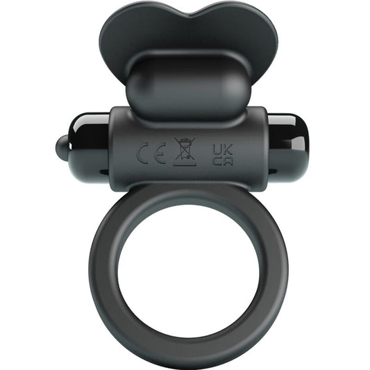 Debonaire Vibrating Ring Rabbit 10 Vibrations Black | Niks.fi verkkokauppa