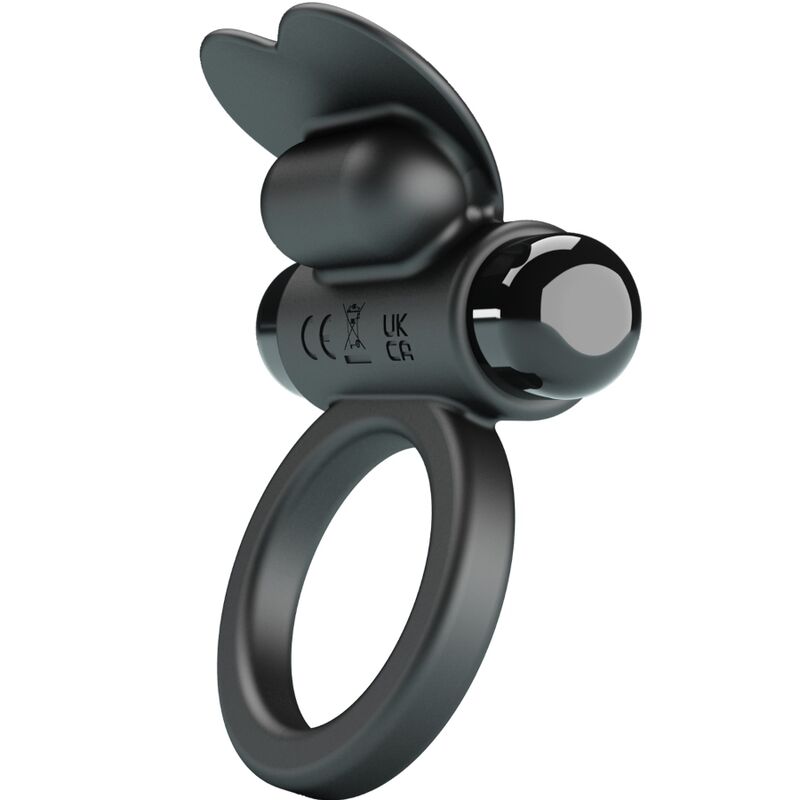 Debonaire Vibrating Ring Rabbit 10 Vibrations Black | Niks.fi verkkokauppa