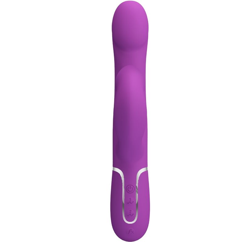 4 In 1 Multifunction Vibrator & Stimulator Purple | Niks.fi verkkokauppa