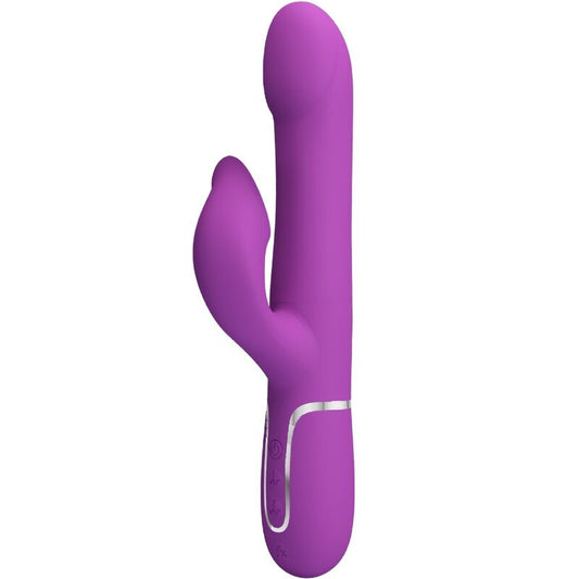 4 In 1 Multifunction Vibrator & Stimulator Purple | Niks.fi verkkokauppa