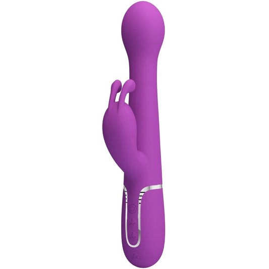 Dejon 3 In 1 Multifunction Rabbit Vibrator Purple | Niks.fi verkkokauppa