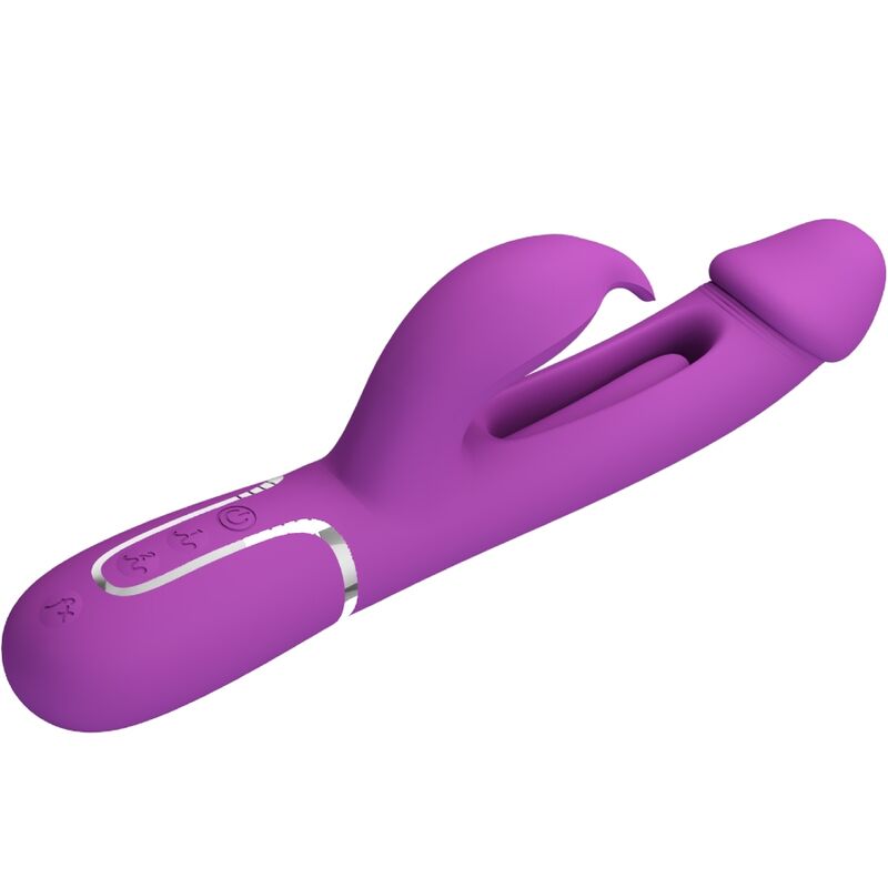Kampas 3 In 1 Multifunction Rabbit Vibrator Purple | Niks.fi verkkokauppa
