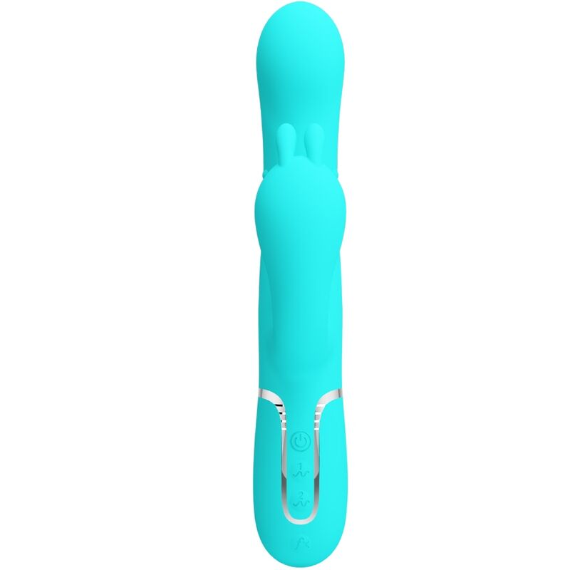 Cammy 4 In 1 Multifunction Tripple Rabbit Vibrator Blue | Niks.fi verkkokauppa