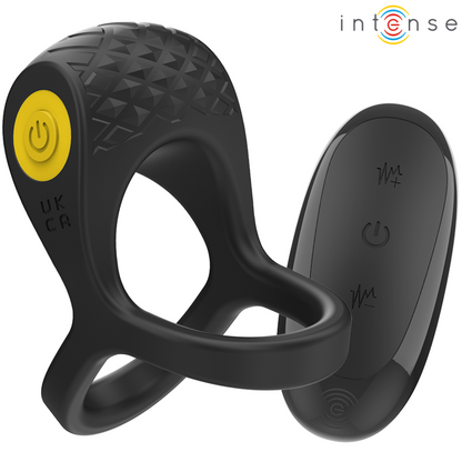 Intensealex Vibrator Double Penis Ring 10 Vibrations Black | Niks.fi verkkokauppa