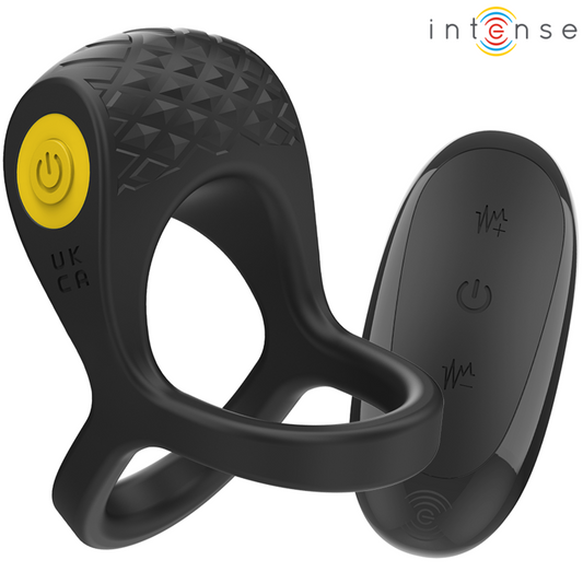 Intensealex Vibrator Double Penis Ring 10 Vibrations Black | Niks.fi verkkokauppa