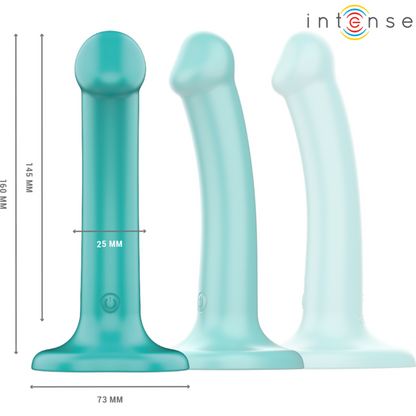 Intensekatie Vibrator With Suction Cup 10 Vibrations Blue Remote Control | Niks.fi verkkokauppa