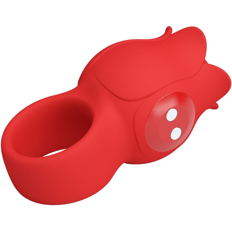 Jae Rose Shaped Finger Vibrator 10 Vibrations Red | Niks.fi verkkokauppa