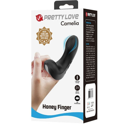 Camelia Finger Vibrator 7 Vibrations Black | Niks.fi verkkokauppa