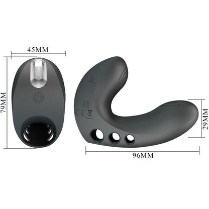 Camelia Finger Vibrator 7 Vibrations Black | Niks.fi verkkokauppa