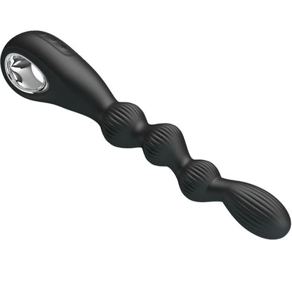 Federer Anal Vibrator 12 Vibrations Black | Niks.fi verkkokauppa