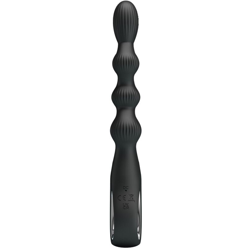 Federer Anal Vibrator 12 Vibrations Black | Niks.fi verkkokauppa
