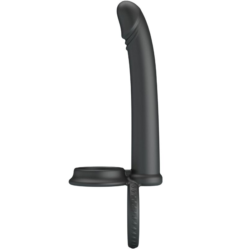 Dillion Double Penetration Double Cock Ring Black | Niks.fi verkkokauppa