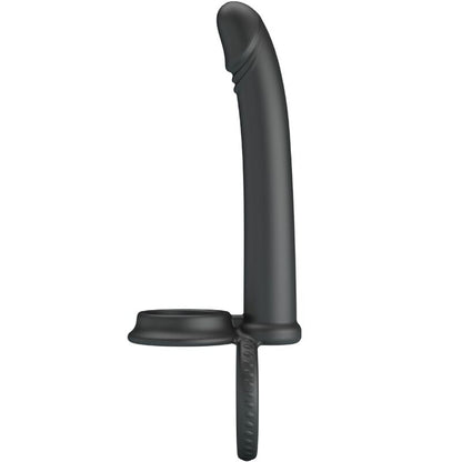 Dillion Double Penetration Double Cock Ring Black | Niks.fi verkkokauppa
