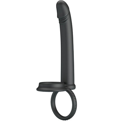 Dillion Double Penetration Double Cock Ring Black | Niks.fi verkkokauppa