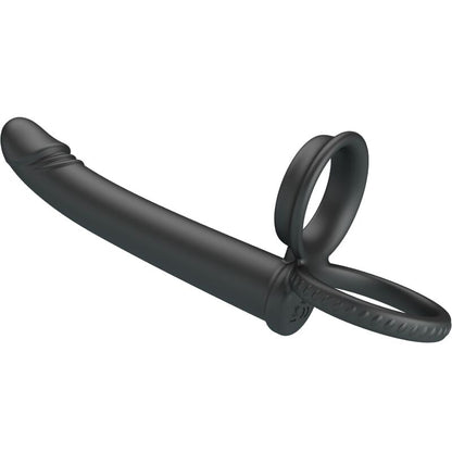 Dillion Double Penetration Double Cock Ring Black | Niks.fi verkkokauppa