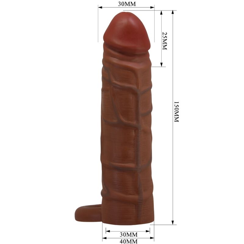 Kaile Penis Sleeve With 2.5 Cm Extension Mulatto | Niks.fi verkkokauppa