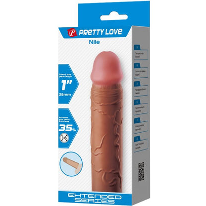 Nile Penis Sleeve With 2.5 Cm Extension Mulatto | Niks.fi verkkokauppa
