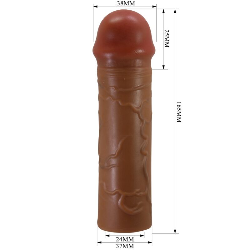 Nile Penis Sleeve With 2.5 Cm Extension Mulatto | Niks.fi verkkokauppa