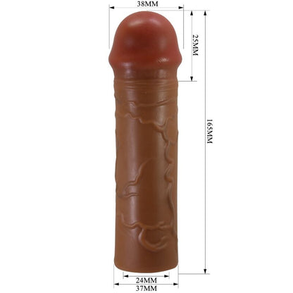 Nile Penis Sleeve With 2.5 Cm Extension Mulatto | Niks.fi verkkokauppa
