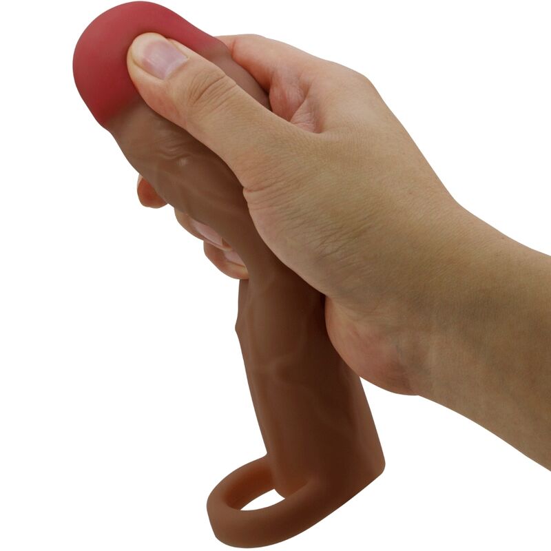 Hani Penis Sleeve With 5 Cm Extension Mulatto | Niks.fi verkkokauppa