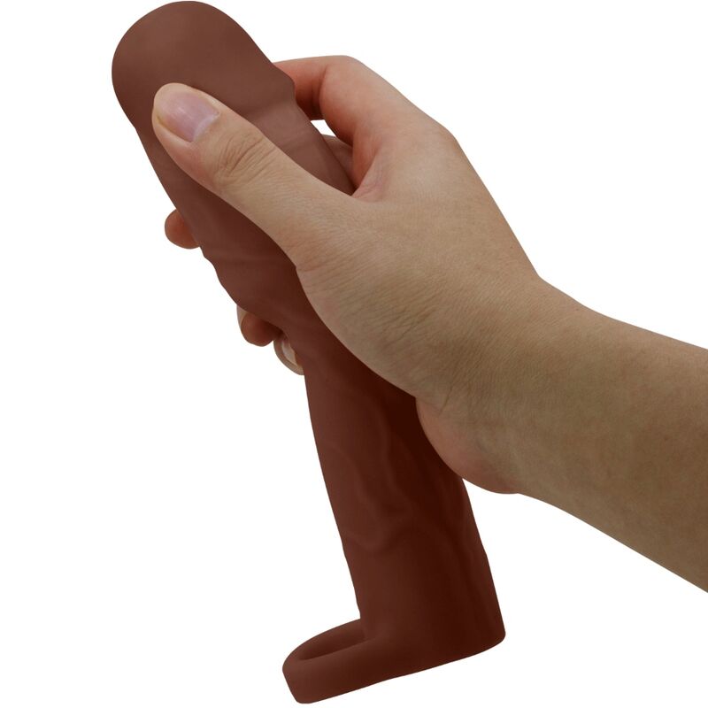 Gerd Penis Sleeve With 7.6 Cm Extension Mulatto | Niks.fi verkkokauppa
