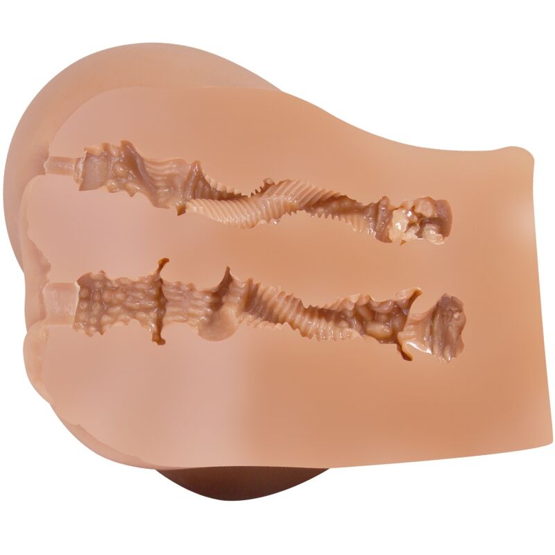 Emilia Ass Vibrator With Realistic Vagina And Anus Flesh Remote Control | Niks.fi verkkokauppa