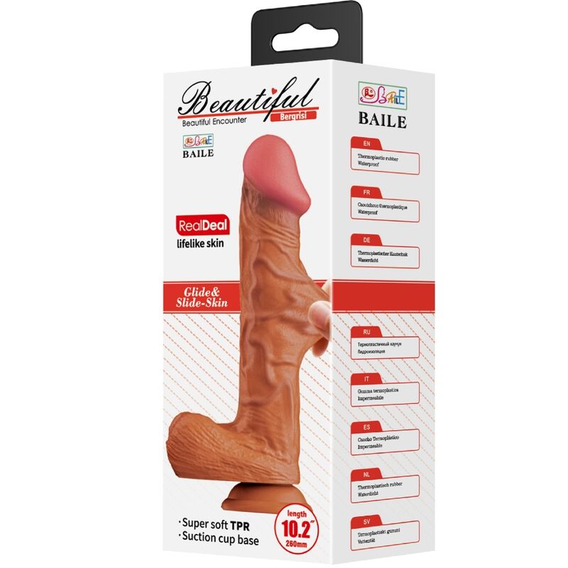 Bergrisi Realistic Dildo 26 Cm Flesh | Niks.fi verkkokauppa