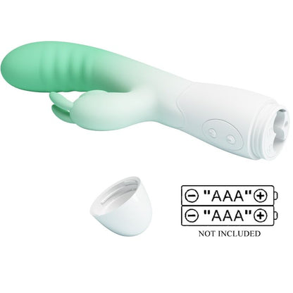 Cerberus Rabbit Vibrator 3O Vibrations Green | Niks.fi verkkokauppa