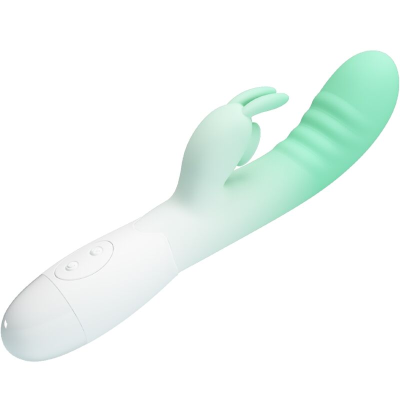 Cerberus Rabbit Vibrator 3O Vibrations Green | Niks.fi verkkokauppa