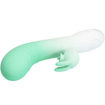 Cerberus Rabbit Vibrator 3O Vibrations Green | Niks.fi verkkokauppa